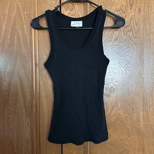Universal Thread Black Ribbed Tank Top